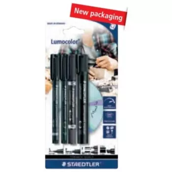Permanentný marker Staedtler 60 BK čierny 4 kusy