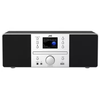 JVC RD-E874B all-in-one audio systém, internetové/DAB+/FM rádio, CD, Bluetooth, 20 W, čierny
