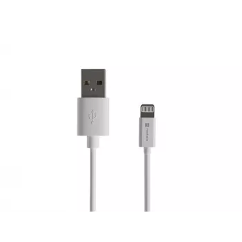 Natec Prati Lightning kábel (samec)->USB-A (samec) 2m MFi biela NKA-2149