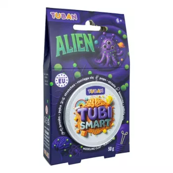 Modelovacia hmota TUBAN Tubi Smart – Alien, fialová, 50 g