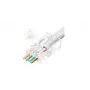 Lanview LVN125306 RJ45 konektor kábla, transparentný