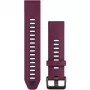 Silikónový remienok na hodinky GARMIN Quickfit 010-13391-04, 20 mm, grafit/červená