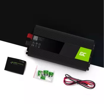 Green Cell INV19 napájací zdroj auto 1500 W čierny