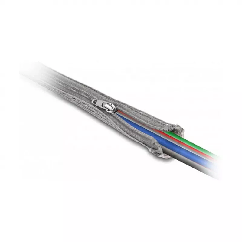 Pletená hadica DeLOCK 20837 3 m x 30 mm sivá