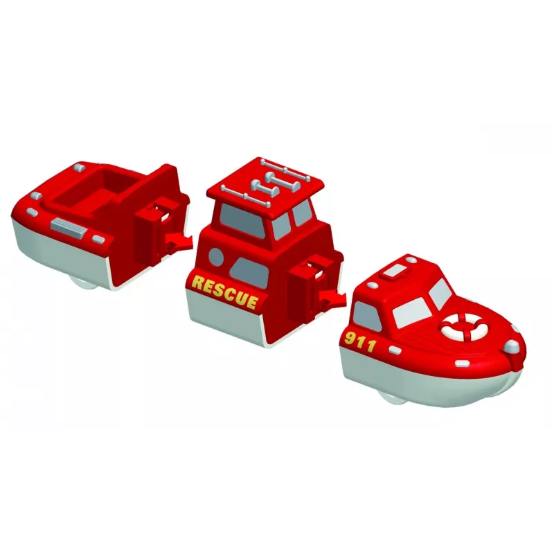 Sada vozidiel Popular Playthings Mix or Match Vehicles Fire and Rescue