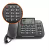 Gigaset DL380 drôtový telefón, čierny