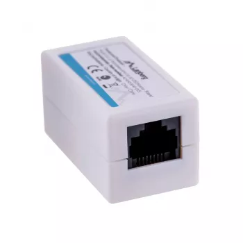 LANBERG káblový prepínač pohlavia RJ-45 na RJ-45, konektor samica–konektor samica, U/UTP Cat5e, biely