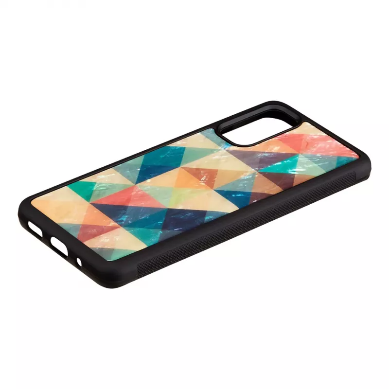 Ochranné puzdro iKins pre Samsung Galaxy S20 — Mosaic čierne
