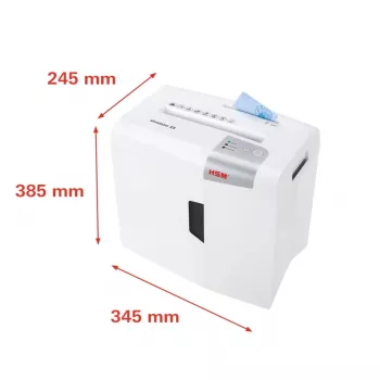 HSM shredstar X8 skartovačka, 4,5 x 30 mm + samostatný mechanizmus na rezanie CD