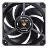 120 mm ventilátor skrine Jonsbo HF3-120 PWM, čierny, model HF3-120HB