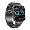Smartwatch Colmi P80 oceľ čierna s Bluetooth a meračom tepu