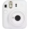 Instantná kamera Fujifilm Instax Mini 12 biela — výtlačky 86×54 mm, ohnisková vzdialenosť 60 mm, AA batéria