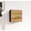 Cama obývacia zostava skríň VIGO 23 čierna/dub wotan