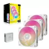 Corsair iCUE LINK RX120 MAX RGB 12 cm biely 3 ks 400-2000 ot/min
