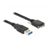 USB kábel DeLOCK 83599 USB 3.2 Gen 1 3 m USB A Micro-USB B čierny