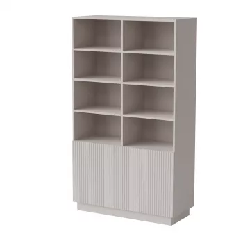 Úložná skriňa Cama Meble LIVERTI knižnica 100×420×1705 mm cashmere