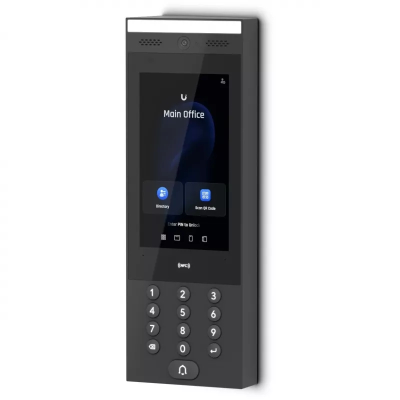 Držiak Ubiquiti UACC-Intercom-WM čierny šírka 122,5 mm výška 324,8 mm