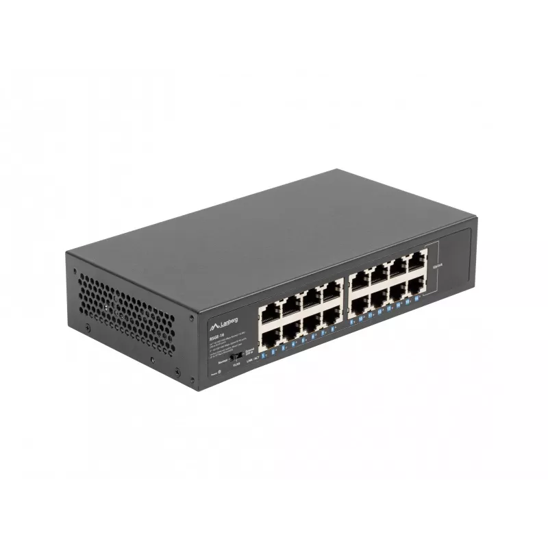 Lanberg Switch RSGE-16 Rack 10/19 (16-portový 1Gb)