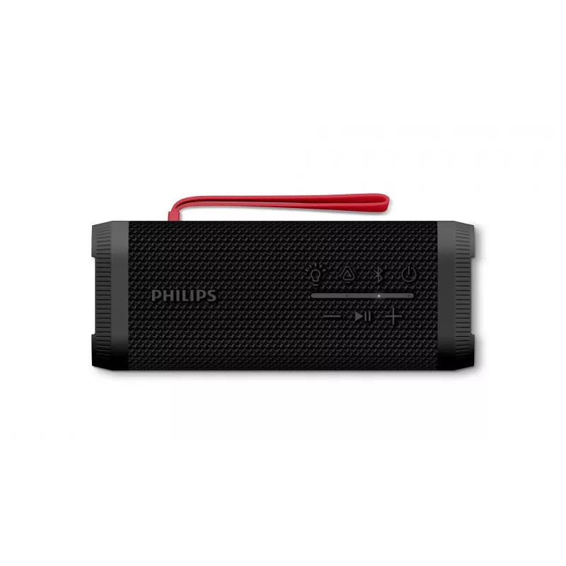 2.1 prenosný reproduktorový systém Philips TAS2000B/00 čierna, 10 W RMS, 4,8 cm menič, Bluetooth, IPX5