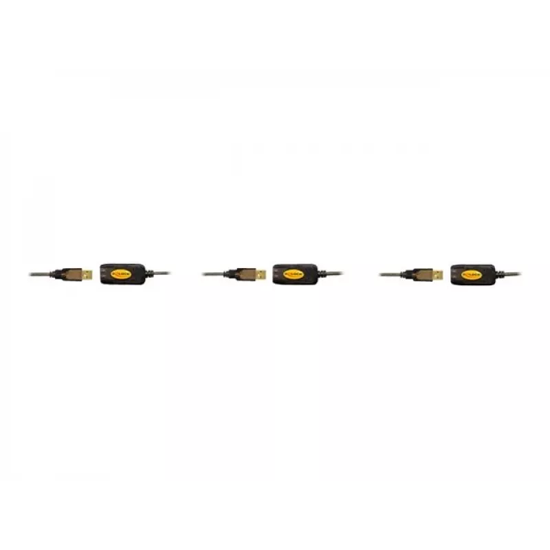 USB kábel DeLOCK 82446 USB 2.0 10m čierny