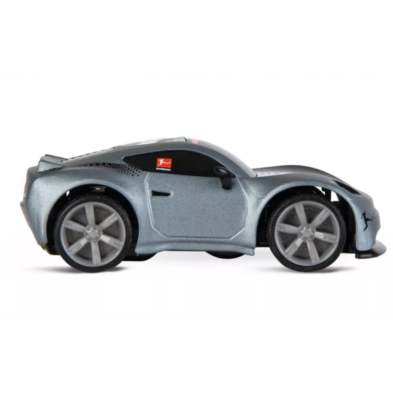RC auto Bundesliga Mini RC 1:43 sivá