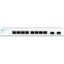 Sophos CS101-8 - switch - managed - 8 x 10/100/1000 + 2 x Gigabit SFP - desktop, na stenu