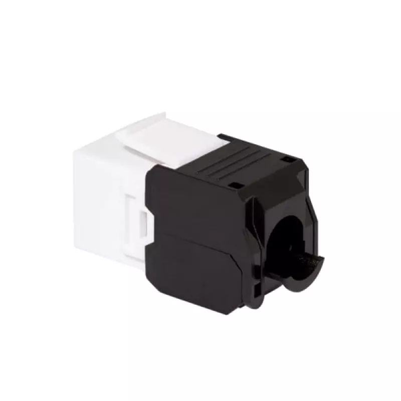 LogiLink NK4066 Keystone modul plochý čierny biely RJ-45