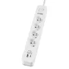 Prepäťová ochranná lišta PROTECT 4PL 1A1C USB T/LZ12-PRO015/1000