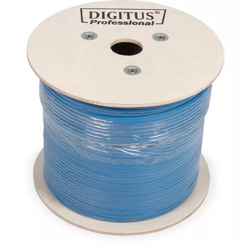 DIGITUS Cat.6A U/FTP inštalačný kábel, 500 m, simplex, Eca