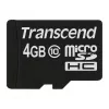 Flash pamäť Transcend 4GB MicroSDHC Class 10 TS4GUSDC10