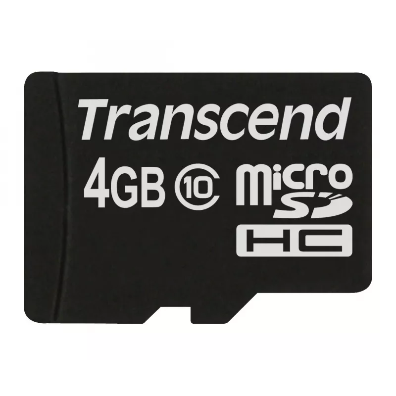 Flash pamäť Transcend 4GB MicroSDHC Class 10 TS4GUSDC10