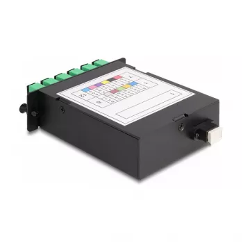 DeLOCK Fiber Optic HD kazeta MPO konektor samec na 12× SC simplex konektor samica 12 vlákien Singlemode 9/125 µm
