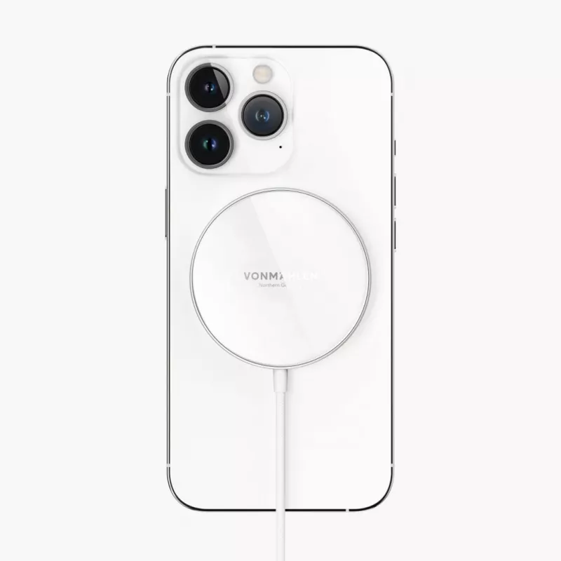 Vonmählen Aura Mini Magnetická podložka na bezdrôtové nabíjanie, biela