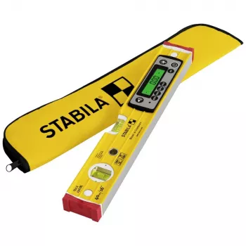 Vodováha STABILA TECH 196 DL 19830, digitálna 40 cm, presnosť 0,5 mm/m, protišmyková, s puzdrom
