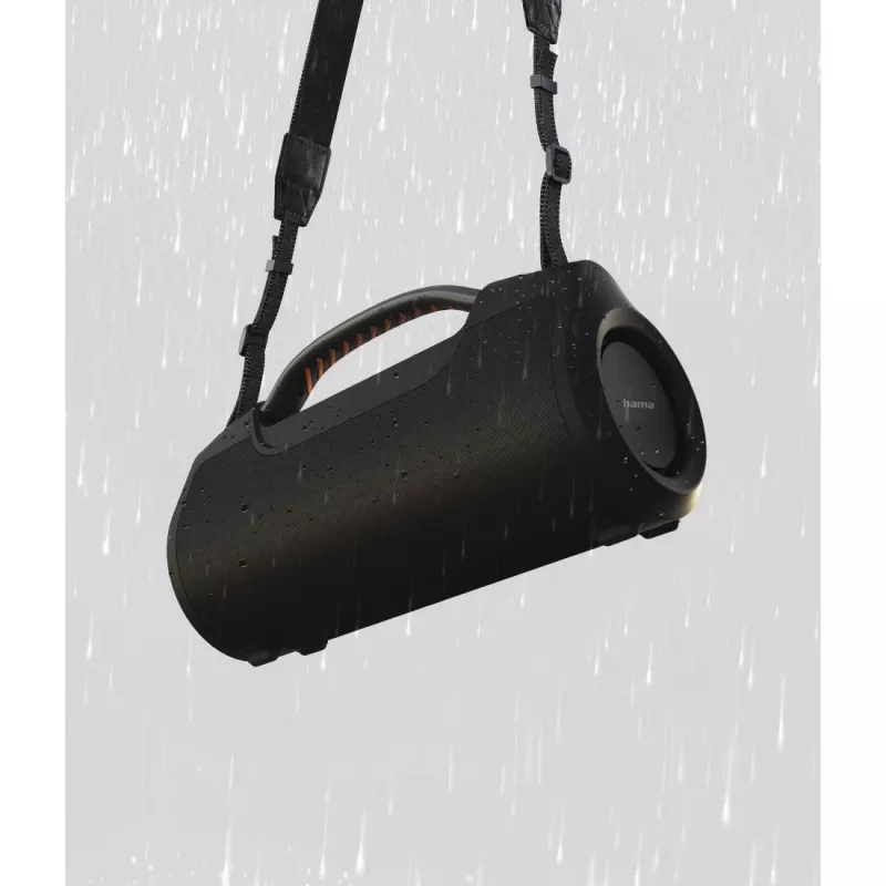 Soundbar HAMA Soundbarrel 2.0 čierny Bluetooth bezdrôtový — kompaktný 2.0-kanálový