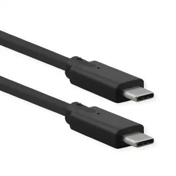 USB kábel ROLINE 11.02.9070 USB 3.2 Gen 2 0,5 m čierny