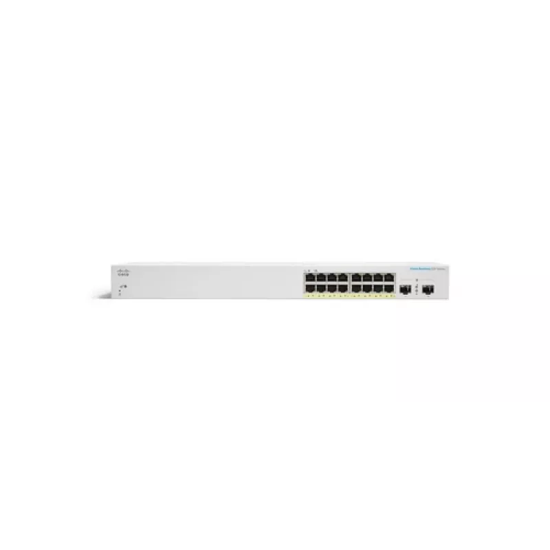 CISCO Business Switching CBS220 Smart 16-Port Gigabit 2x1G SFP Uplink