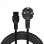 Savio CL-158 napájací kábel IEC C5 na zástrčku C/E/F, 3 m, čierny