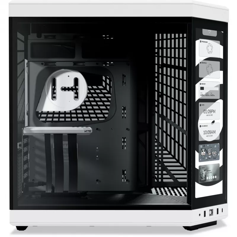 HYTE Y70 Touch Infinite Midi Tower čierna, biela
