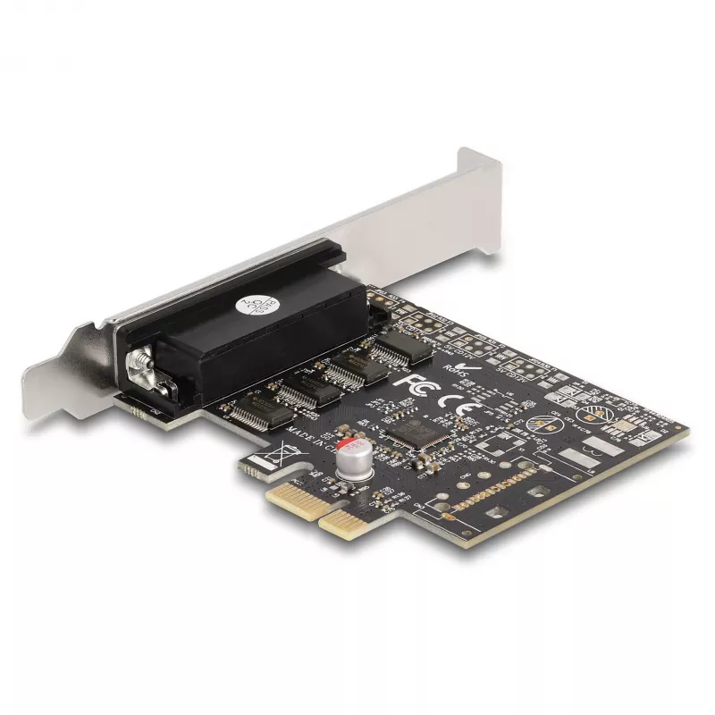 DeLOCK 66324 Interný RS-232 VGA adaptér PCIe konektor samica čierny