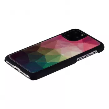 Ochranné puzdro na smartphone iKins pre iPhone 11 Pro s dizajnom vodných kvetov, čierna
