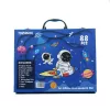 Výtvarná maliarska sada Extralink Blue Astronaut — 88 dielov (farby, štetce, príslušenstvo)