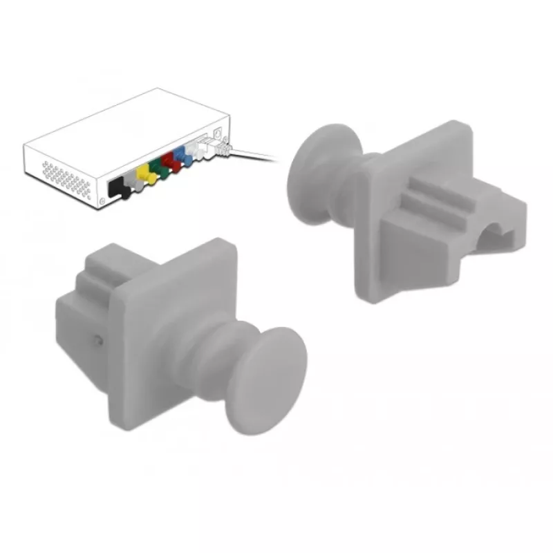 Prachová krytka DeLOCK 86508 RJ-45 10 ks