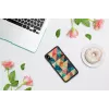 Puzdro na telefón iKins pre iPhone XS Max — mozaikový vzor, čierna