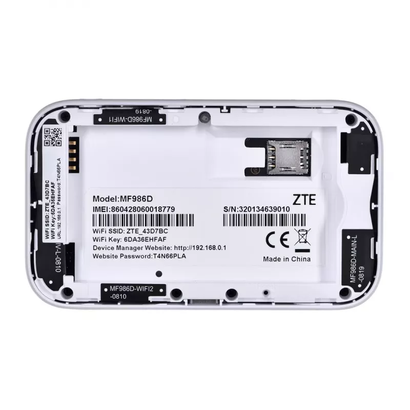 Router ZTE MF986D 4G UFI LTE CAT12/13 1x USB Type-C, 1x SIM slot 2x TS-9
