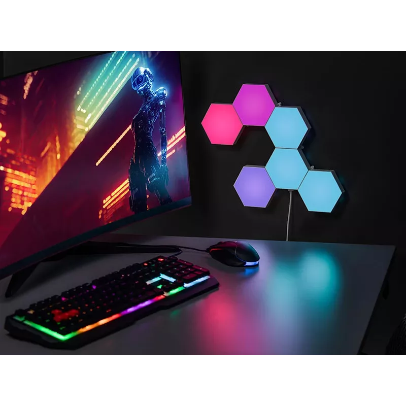 Vstavaný RGB LED panel TRACER Smart Hexagon Tracer 47256 Ambience TRAOSW47256
