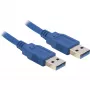 USB 3.0 kábel DeLOCK 82430 1,5 m konektor samec/konektor samec modrý