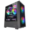 Tacens Mars MC-VORTEX mATX skriňa, čierna, 3 ventilátory FRGB 120 mm