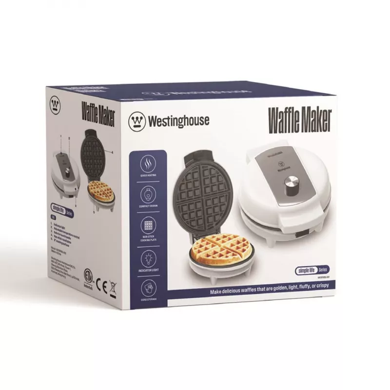 Waflovač Westinghouse WKWMSL402 — elektrická waflovač, kompaktný stolový spotrebič