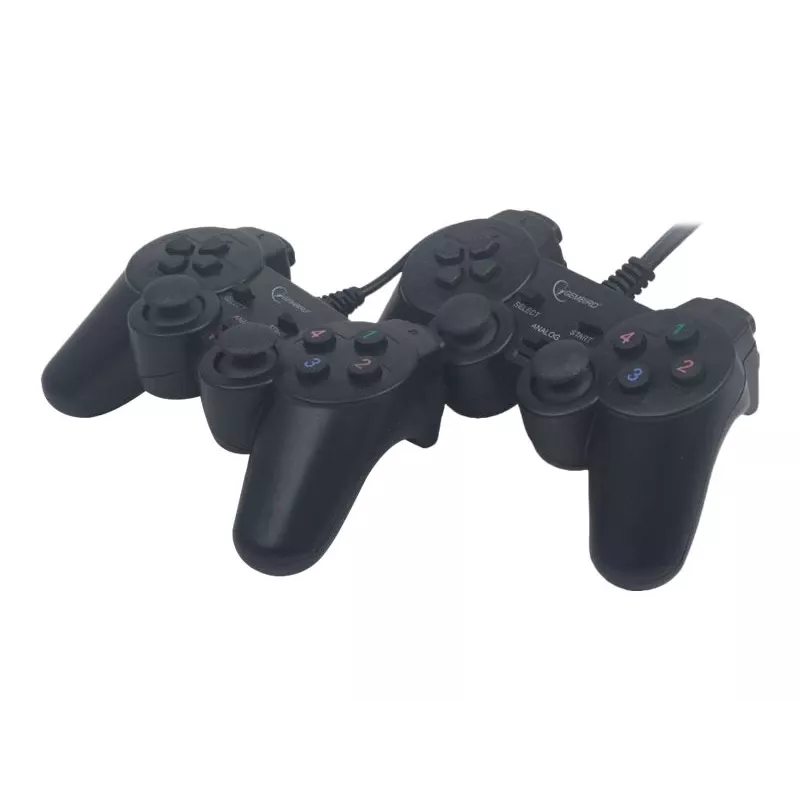 GEMBIRD JPD-UDV2-01 – gamepad – 10 tlačidiel – káblový (balenie 2 ks) – pre PC (JPD-UDV2-01)